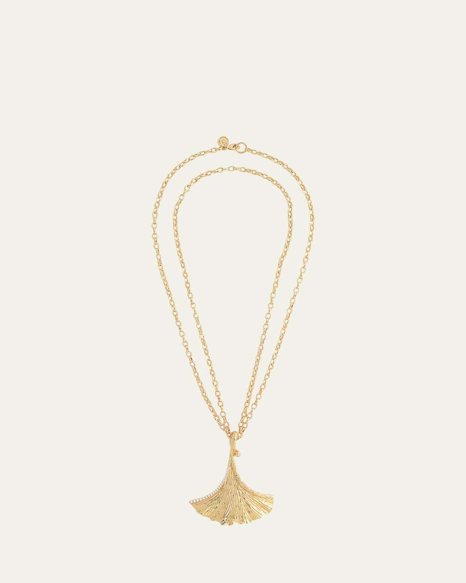 Ginkgo Pendant Necklace